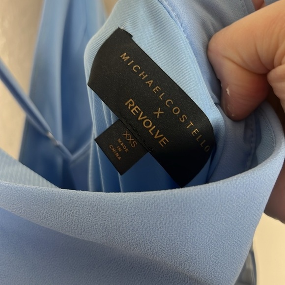 Michael Costello x Revolve Ale Gown in Light Blue - Picture 8 of 11